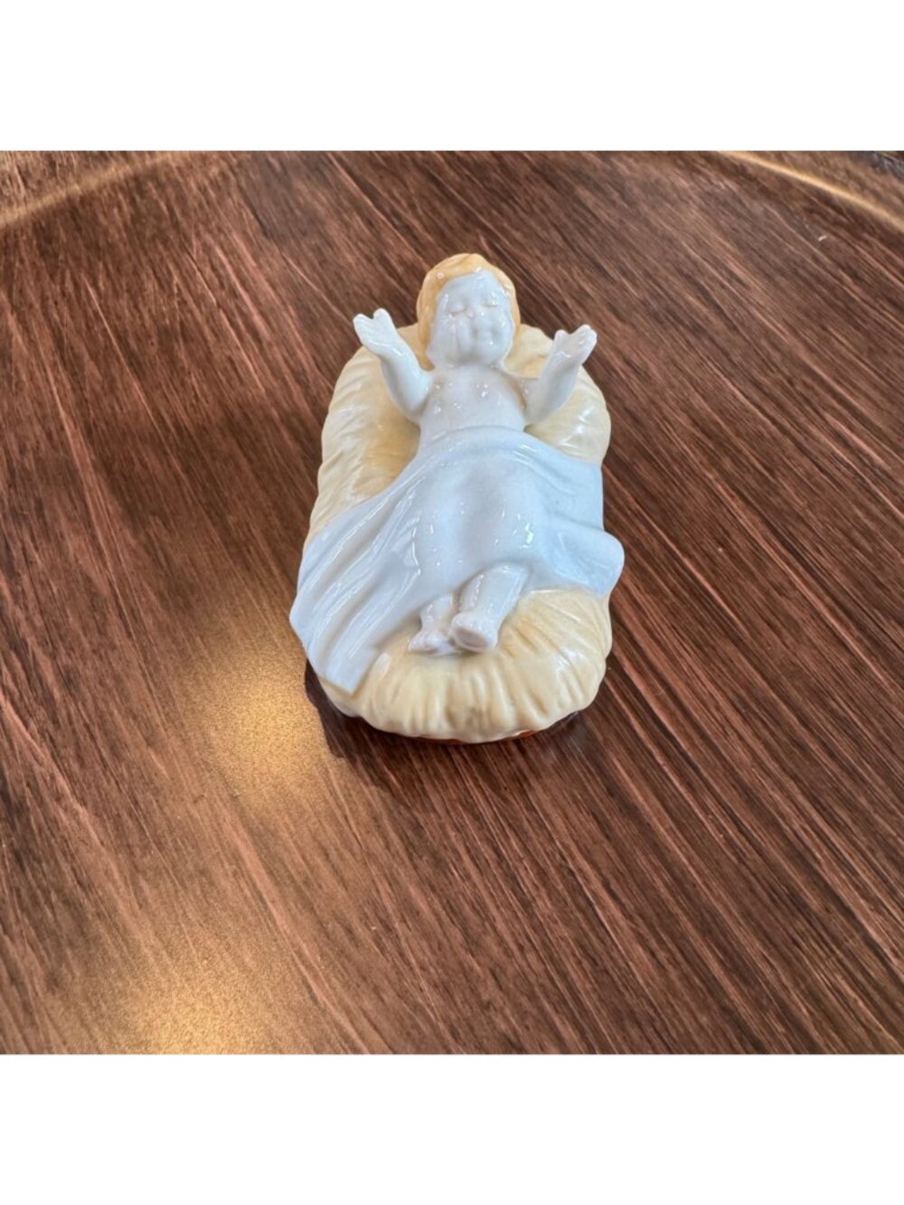 VTG 1992 Avon Nativity Baby Jesus Replacement Figurine By OBrien Hand Painted - Picture 3 of 10